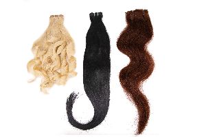 human hair weft