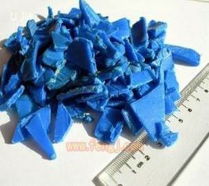 HDPE blue drums scrap chips/flakes