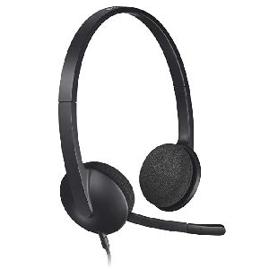 LOGITECH H340 STEREO WIRED OVER EAR HEADPHONES WITH MIC