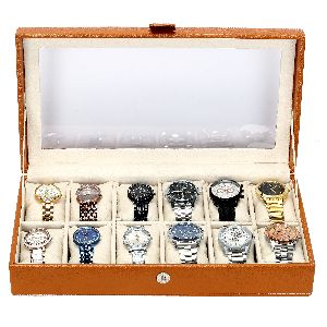12wc18 trptan 12 watch slots watch box organizer