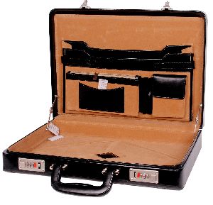 BCH007BL Leather Briefcase