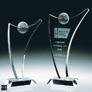 Crystal Golf Trophy