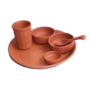 Clay Thali Set