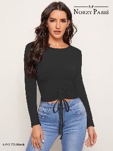 Girls winter crop-top