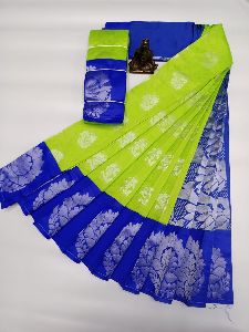 Korvai kottanji silk cotton saree
