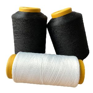 50+20D White Black Polyester Spandex Covered Yarn