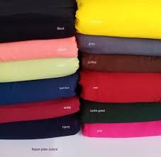 Plain Rayon Fabric