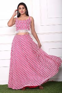 Pink Two Piece Dress