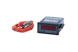 Digital Panel Mount Tachometer with Magnetic Pickup Sensor