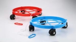 Nimex Round Plastic Gas Cylinder Trolley
