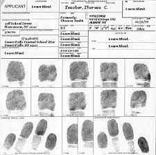police clearance certificate finger printing service