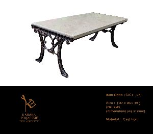 cict-26 cast aluminium tables