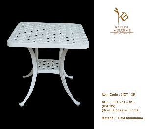 cict-35 cast aluminium rectangular tables