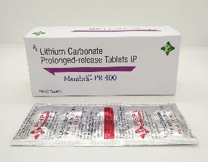 Lithium Carbonate PR 400 mg tablets