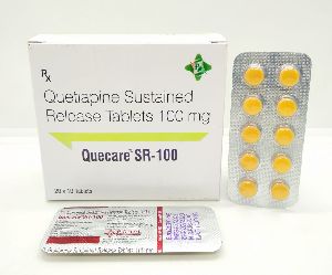 Quetiapine Fumarate Sustained Release 100 mg Tablets