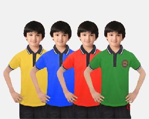 kids collar t-shirts uniform