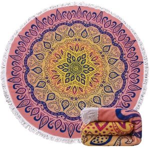 Round Mandala Towel