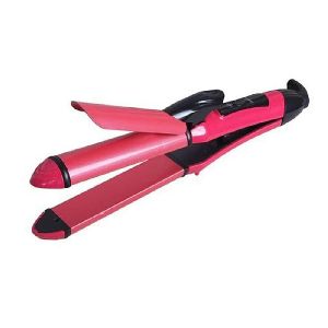 women hair straightener curler machine