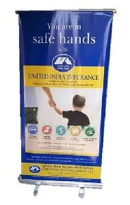 United India Insurance Roll Up Standee