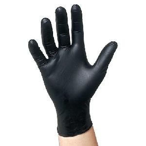 Black Disposable Nitrile Gloves