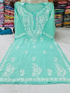 chikan embroidered garments