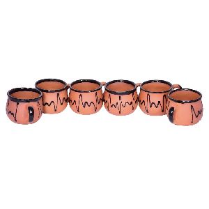 Terracotta Round Cup