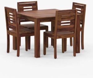 4 Seater Wooden Dining Table Set