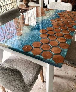 Epoxy Resin Restaurant Table