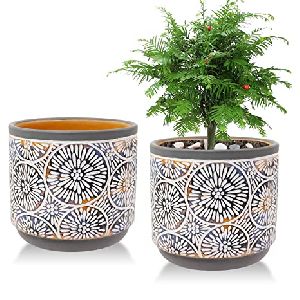 Ceramic Printed Planters