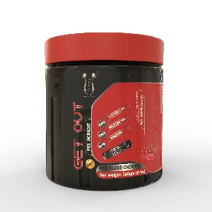 Get Out Red Blood Cherry Pre Workout Supplement Powder