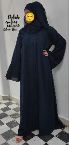 Open Pleated Abaya