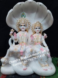 Marble Laxmi Narayan Statue