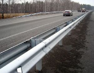 W Beam Crash Barrier