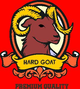 Hard Goat car Sticker