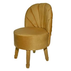 25x10 Inch Velvet Fabric Chair