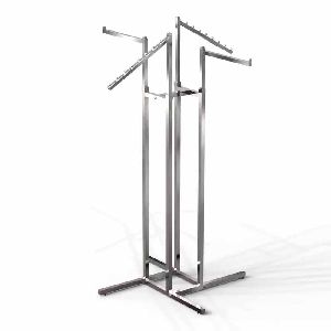 shop display store four way clothing stand