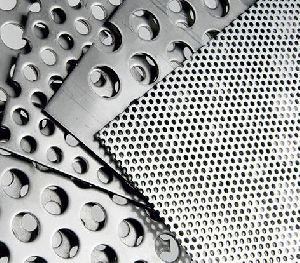 Rectangular Mild Steel Perforated Plate, For Stone Crusher Plants, Color : Silver