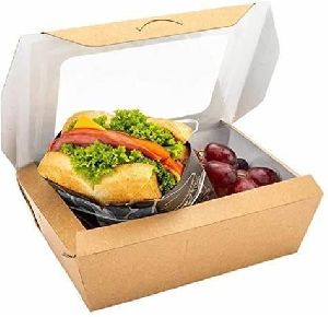 Brown Paper Lunch Box