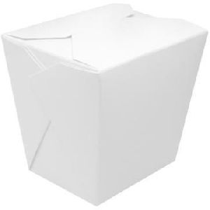 Plain White Paper Food Pail, Feature : Fine Finishing