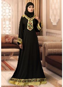 Black Abaya Maxi Dress