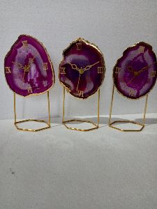 Agate clock