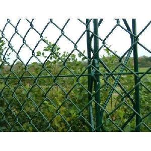 Green Chain Link Mesh Fence