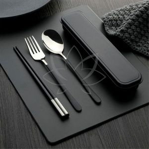 Black Royal Cutlery Set