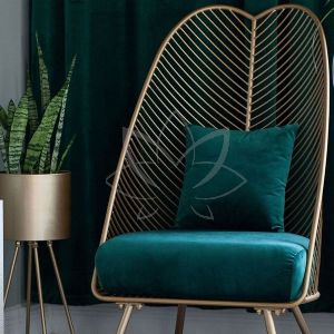 Leaf Brass Chair