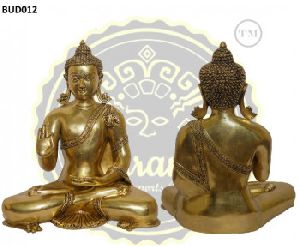17 Inches Brass Lord Buddha Idol