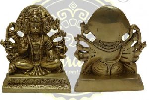 6.7 Inches Brass Lord Hanuman Statue