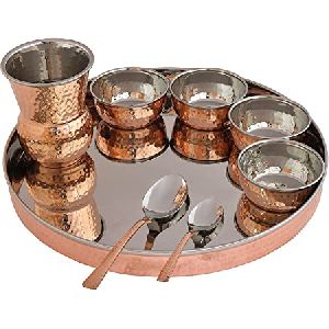 Copper Crockery Set