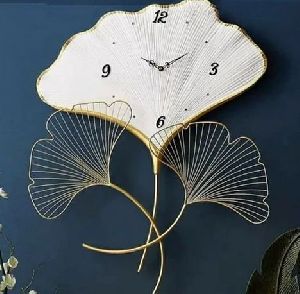 Leaf Wall Art Clock