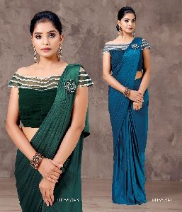 Ready To Wear Saree With Stitched Blouse