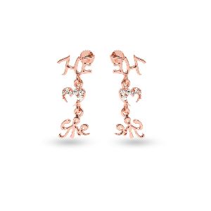 Certified Diamond Gold Earring for Womens on this Valentines